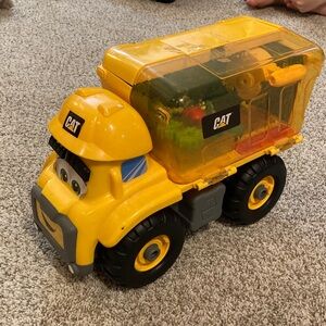 CAT Yellow Contruction Tools Truck Toy